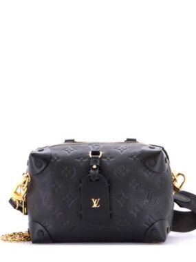 Louis Vuitton
Petite Malle Souple Handbag Monogram Empreinte
Leather